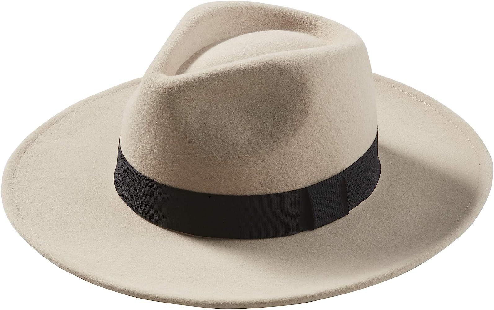 Tickled Pink Women's Hilary Wool Panama Hat | Amazon (US)