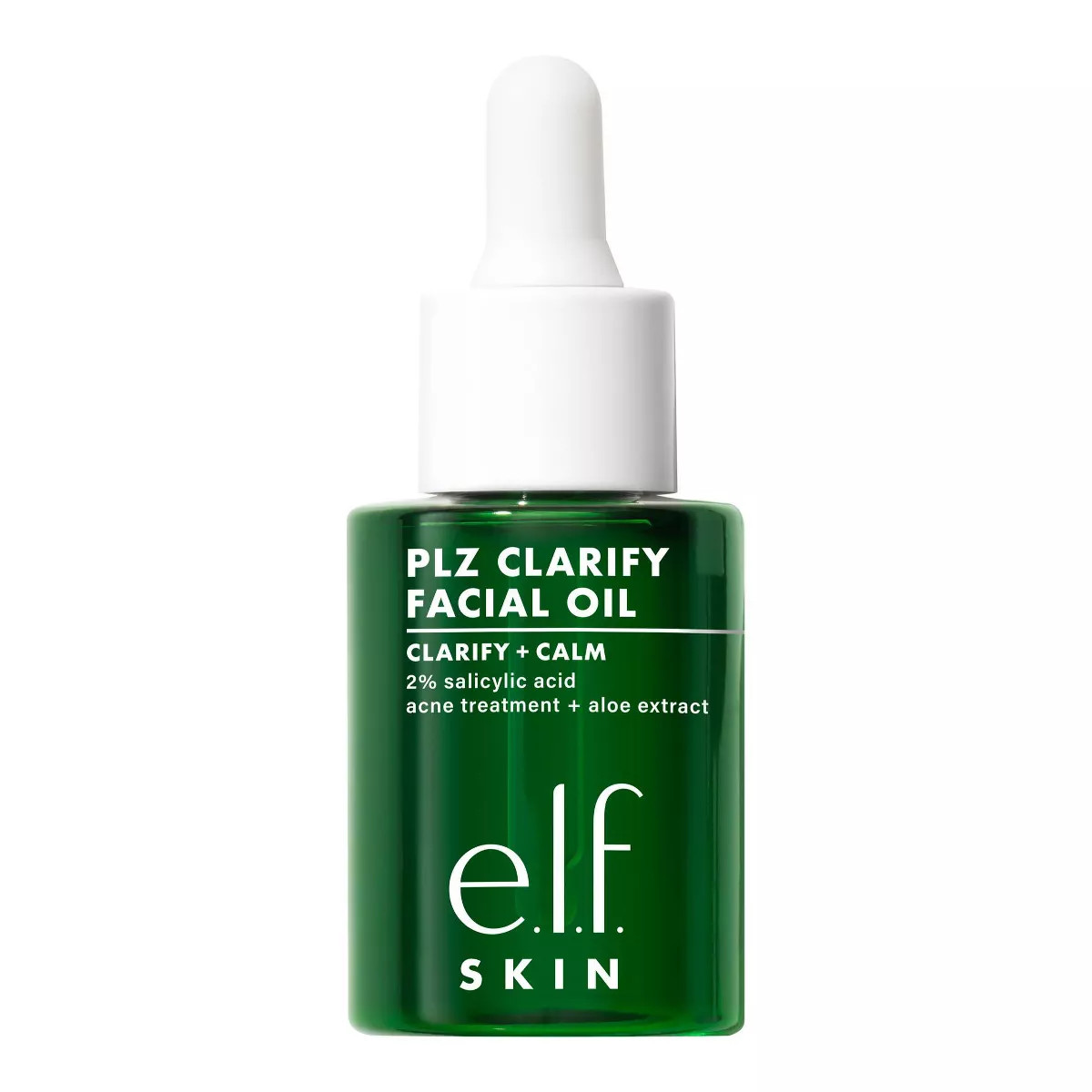 e.l.f. SKIN PLZ Clarify Facial Oil - 2% Salicylic Acid Acne Treatment + Aloe Extract - 1 fl oz | Target