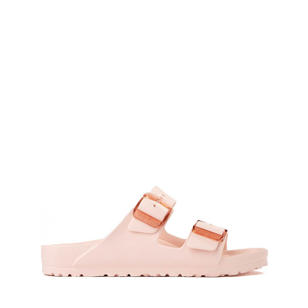 Womens Birkenstock Arizona Stealth Buckle EVA Slide Sandal - Light Rose | Journeys
