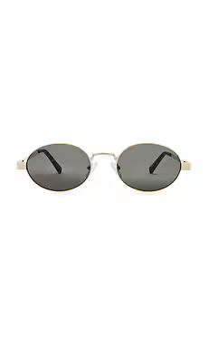 Le Specs Poseidon Deux Sunglasses in Gold Khaki Mono from Revolve.com | Revolve Clothing (Global)