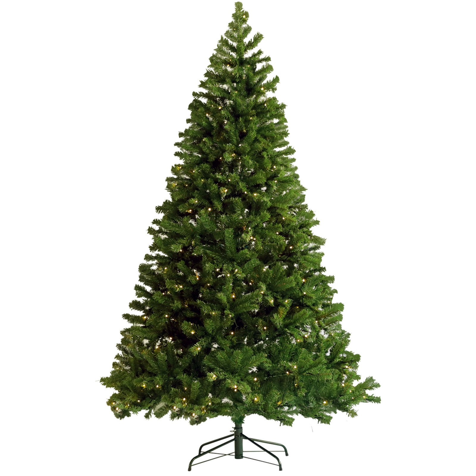 Gymax 7 FT Pre-Lit Artificial Christmas Tree Hinged Xmas Tree w/1188 Branch Tips & 700 Warm-White... | Walmart (US)
