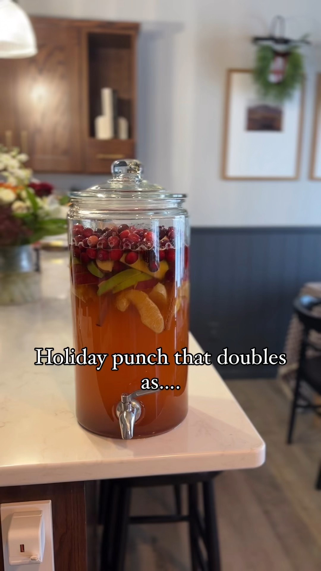 Save this for Thanksgiving!!!

This is THE BEST holiday punch! And the best part is all of the extra ingredients can be used for a simmer pot the next day 🥳

Ingredients: 
1 Gallon Apple Cider
48 oz Ginger Ale
1 Red Apple sliced thin
1 Green Apple sliced thin
1 Orange sliced thin
1 cup Frozen or fresh Cranberries
1 tbsp Pumpkin Pie Spice
5 Cinnamon Sticks for garnish and flavor

*Replace Ginger Ale with one bottle of your favorite champagne (750ml) or add your desired amount of Vodka or Whisky for a stronger punch

We made the recipe above so everyone could enjoy and added the alcohol after for those who wanted it!


#LTKHoliday #LTKHome #LTKSeasonal