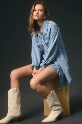 Pilcro Relaxed Denim Shacket | Anthropologie (US)