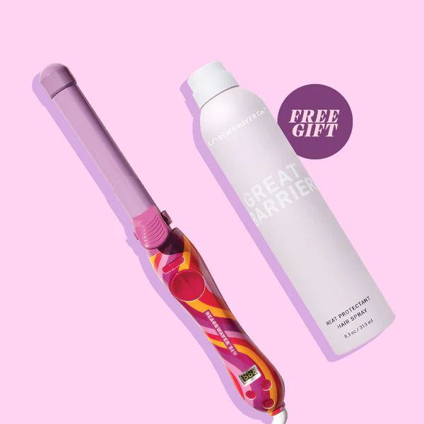 RETRO WAVES S1 + FREE GIFT OF GREAT BARRIER HEAT PROTECTANT HAIRSPRAY | Beachwaver Co