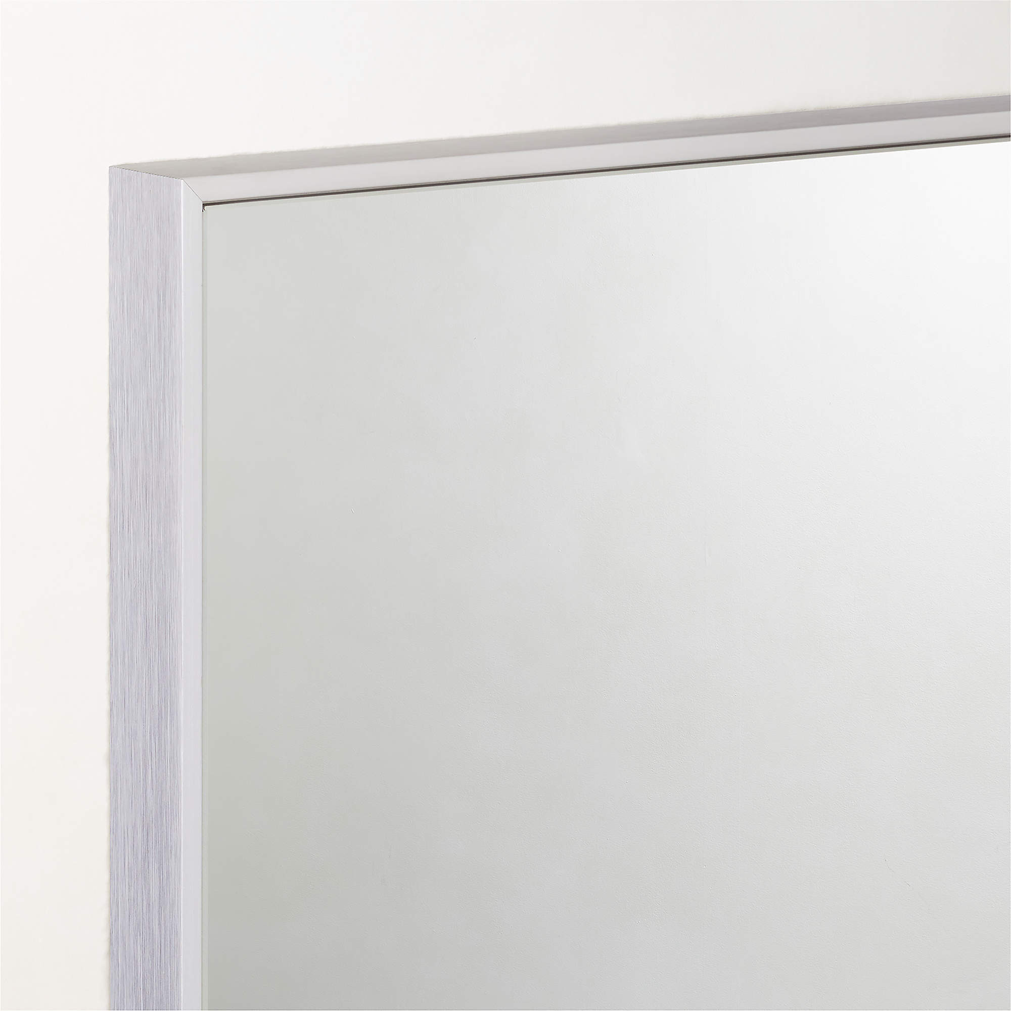 Infinity Rectangular Silver Wall Mirror 36"x48" + Reviews | CB2 | CB2