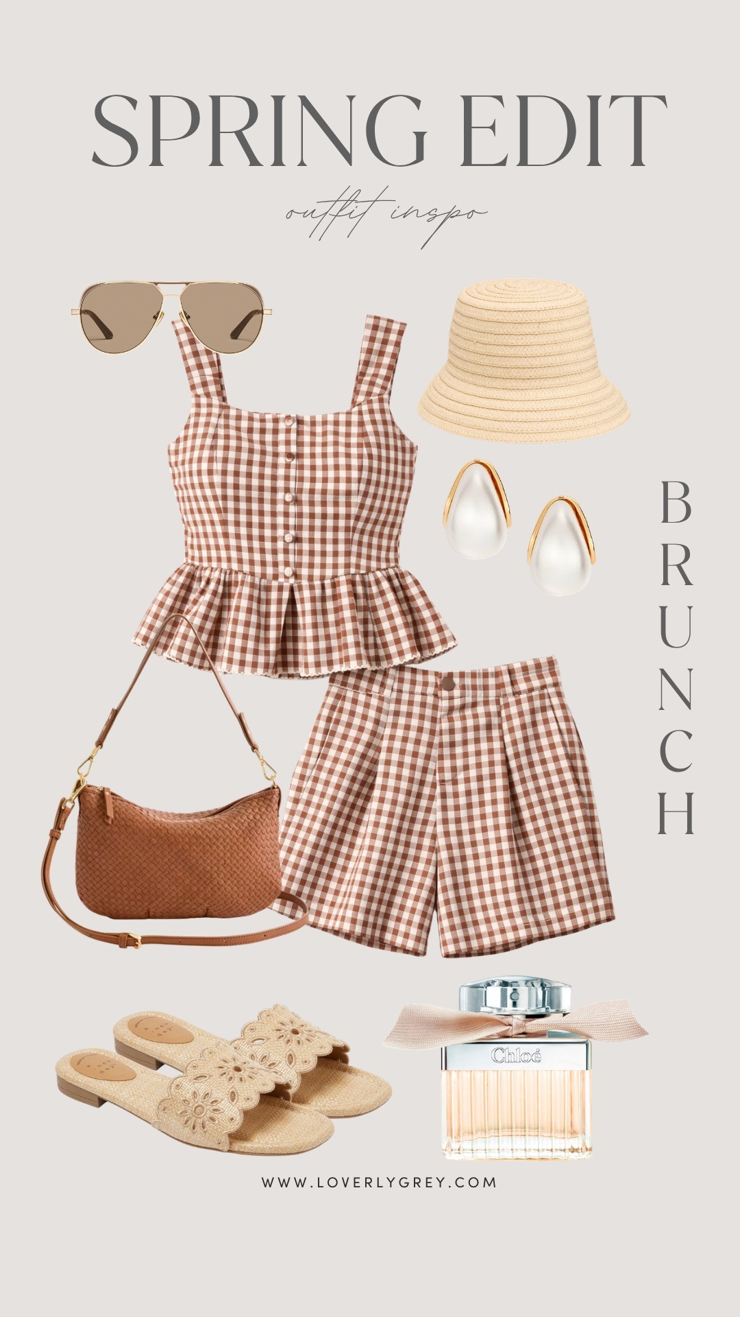 Spring neutrals done right 🤍 This gingham set is the definition of effortless, flattering, and perfect for everything from brunch to weekend strolls. Paired woven textures, gold accents, and the prettiest pearl details for an elevated everyday look, and so affordable!

Loverly Grey, spring outfit ideas, target fashion finds, affordable spring womens style, gingham set, neutral outfit, brunch outfit, spring fashion, woven bag, pearl earrings, casual chic outfit
 

 #LTKootd #LTKSeasonal