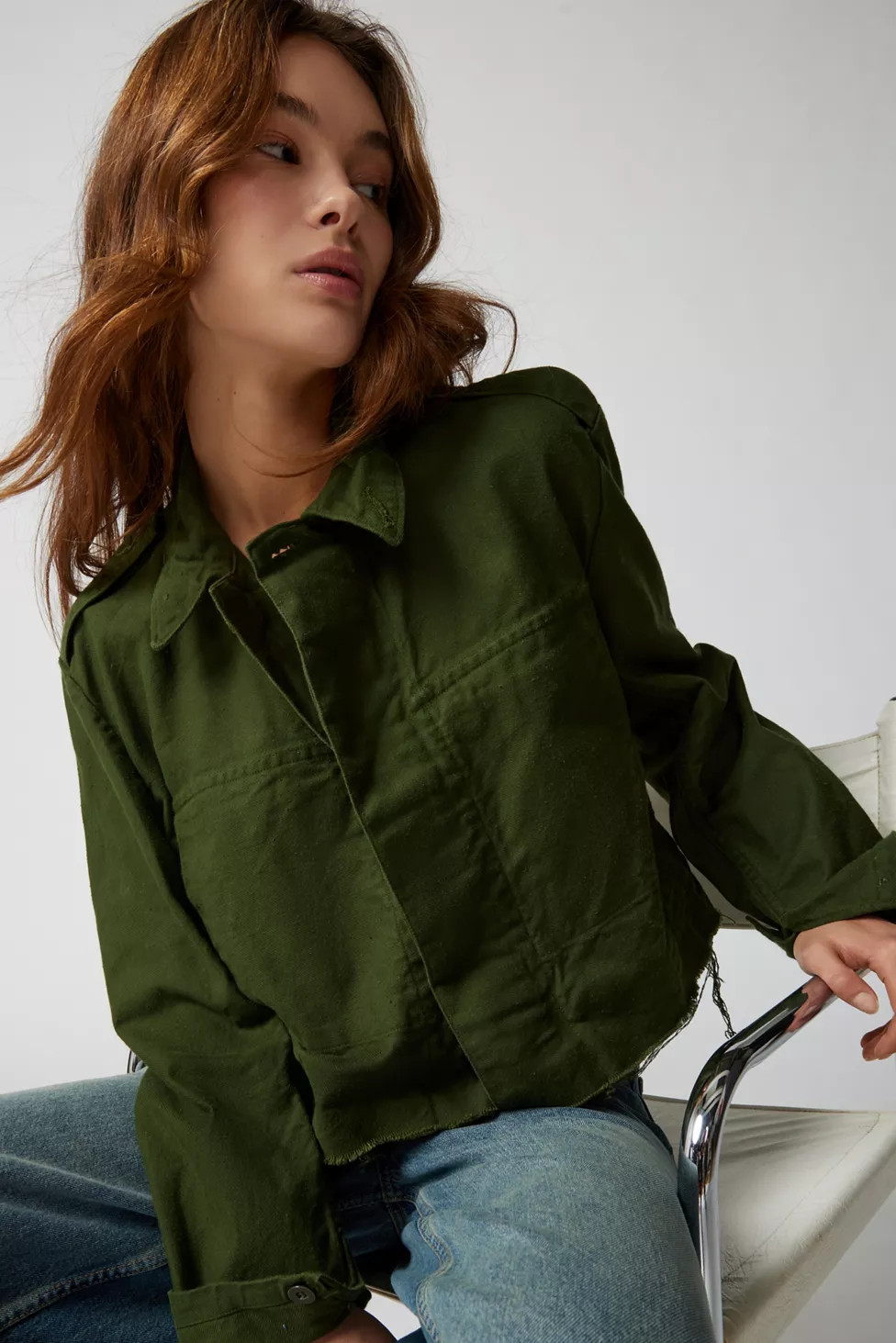 Urban Renewal Remade Cropped Swedish Utility Jacket | Urban Outfitters (US and RoW)