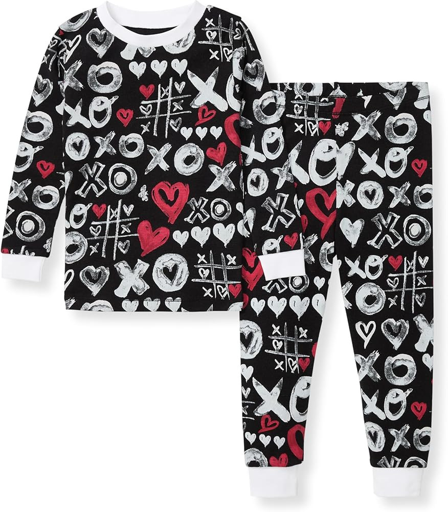 Burt's Bees Baby Boys' 2-Piece Long Sleeve Tee and Pants Organic Cotton Pajama Set | Amazon (US)