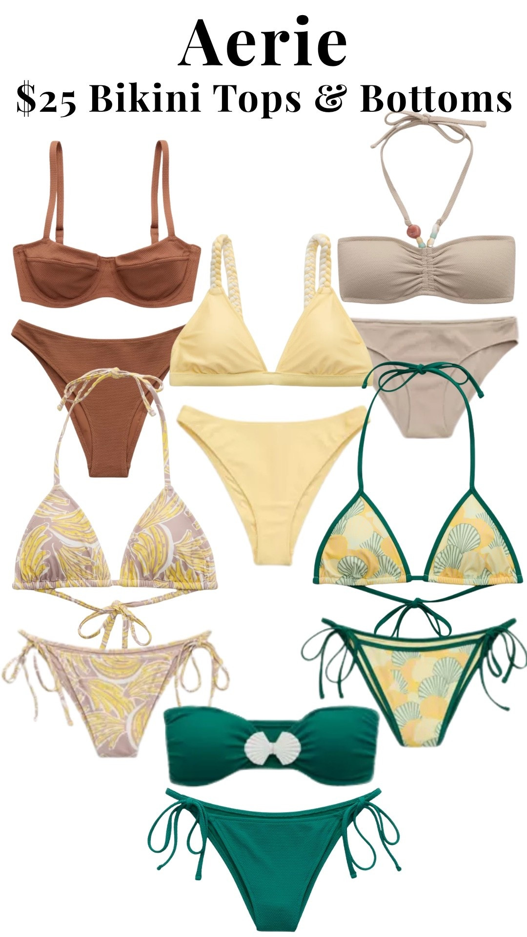 AERIE SWIMWEAR SALE!!
$25 bikini tops and bottoms 👙✨

@Aerie

#LTKSwim #LTKSeasonal #LTKSaleAlert