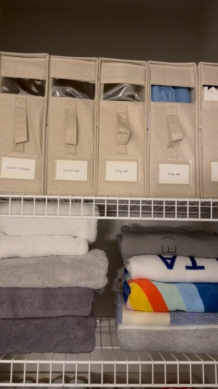 This sheet storage organizer is such a game changer to keep your linen closet in check! 👏🏻

#LTKGiftGuide #LTKSeasonal #LTKHoliday