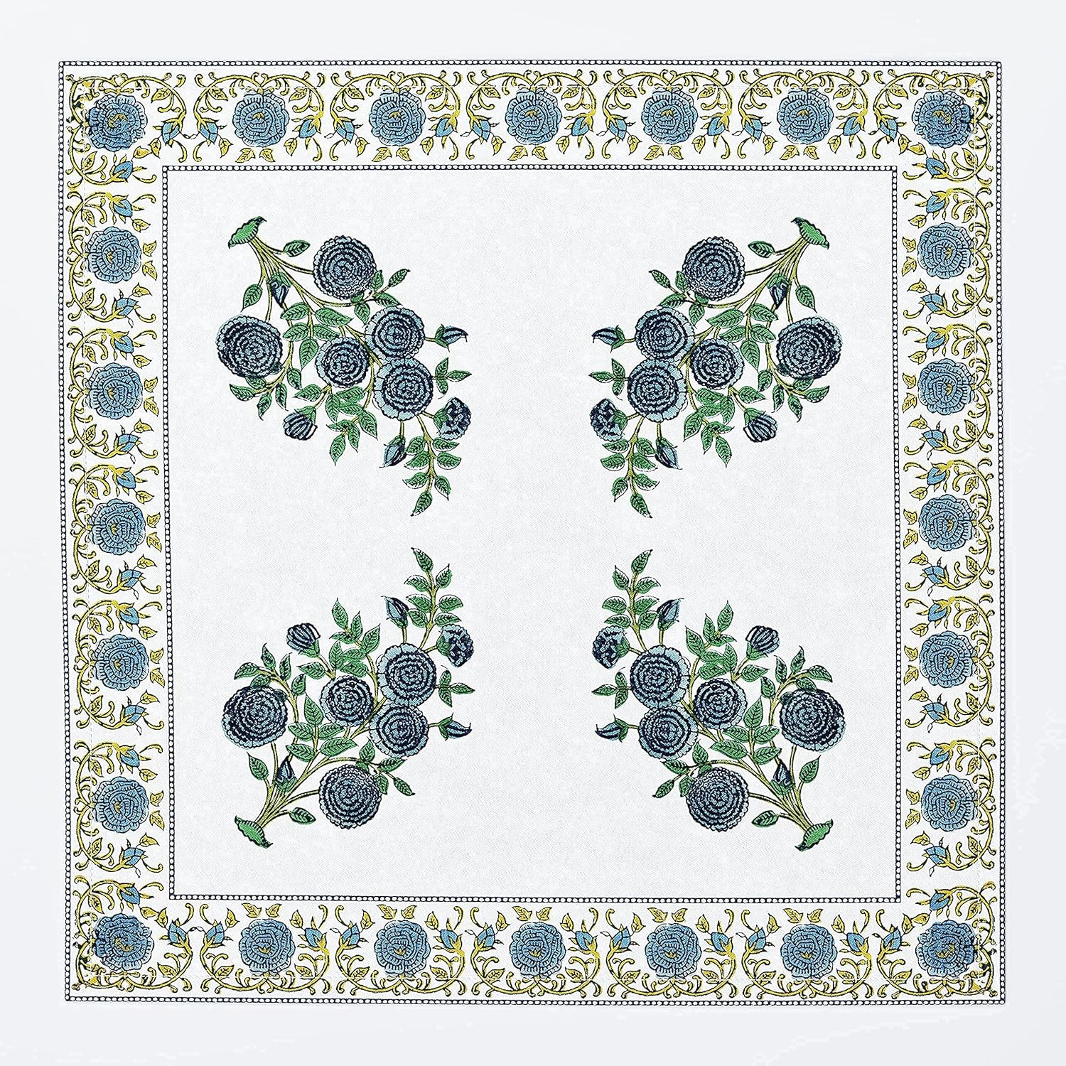 AVRIT Cloth Napkins, Blue Napkins - Premium 19 x 19 Inch Cotton Dinner Napkins, Fall Cloth Napkin... | Amazon (US)