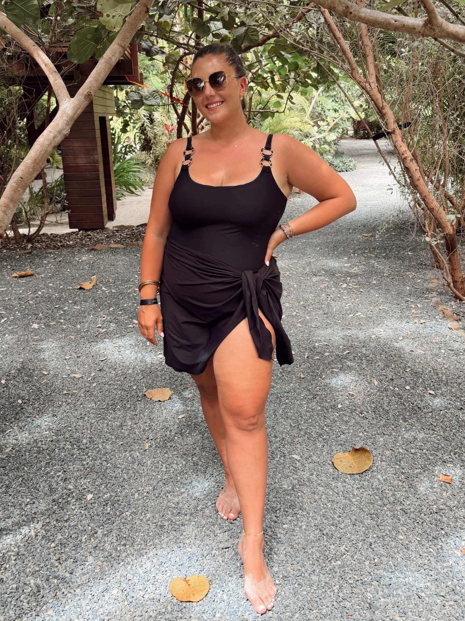Wearing size 2X in swimsuit - use CARALYN15 @STYLEST for 15% off your order

#LTKootd #LTKMidsize #LTKSwim