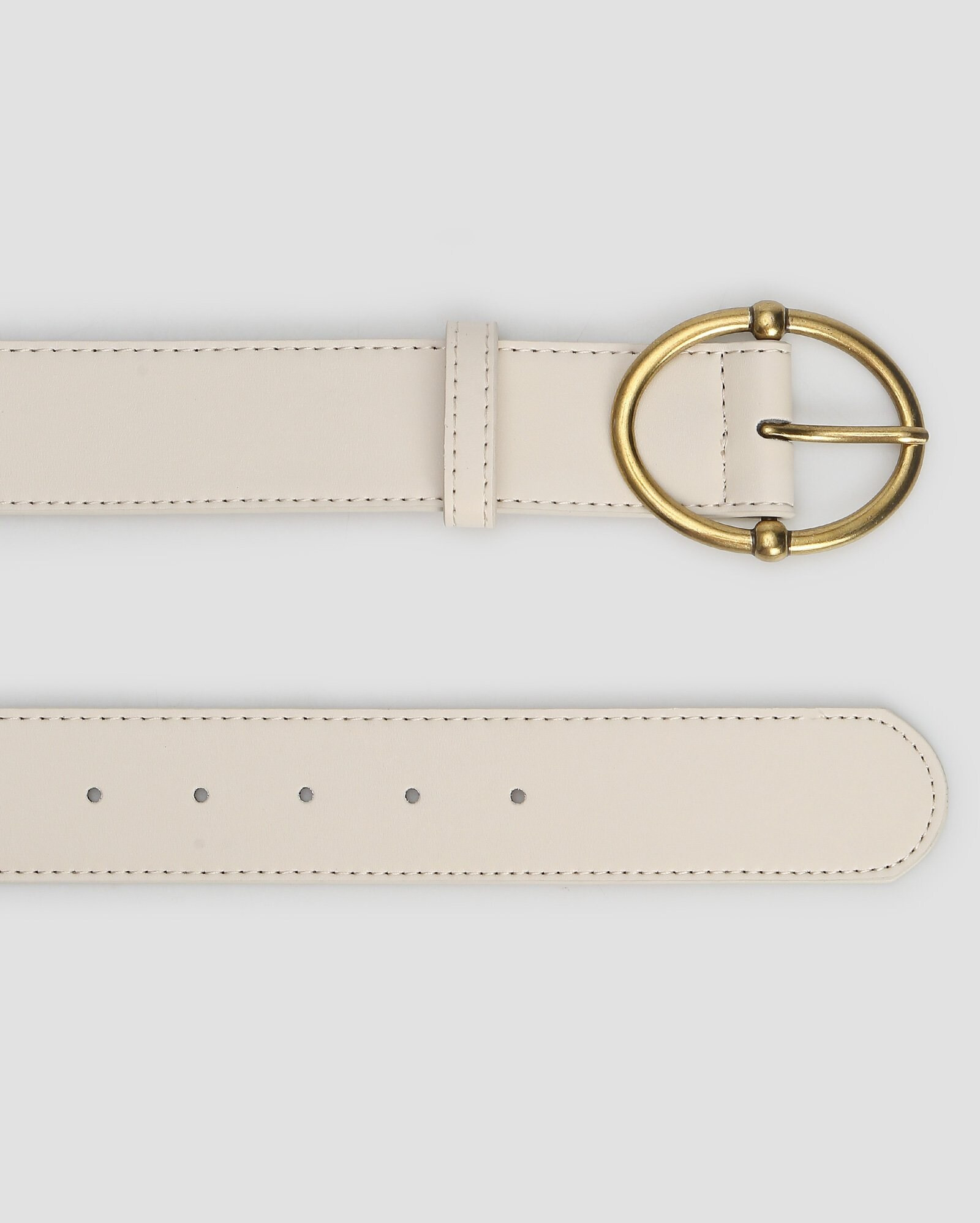 Cinto feminino com fivela oval branco | Accessori by Riachuelo | Riachuelo (BR)