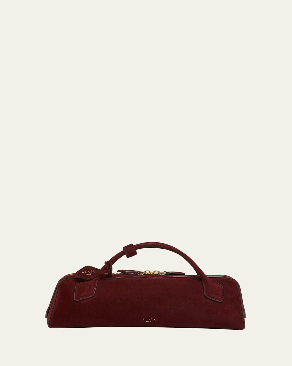 Teckel Top-Handle Bag in Suede and Leather | Bergdorf Goodman