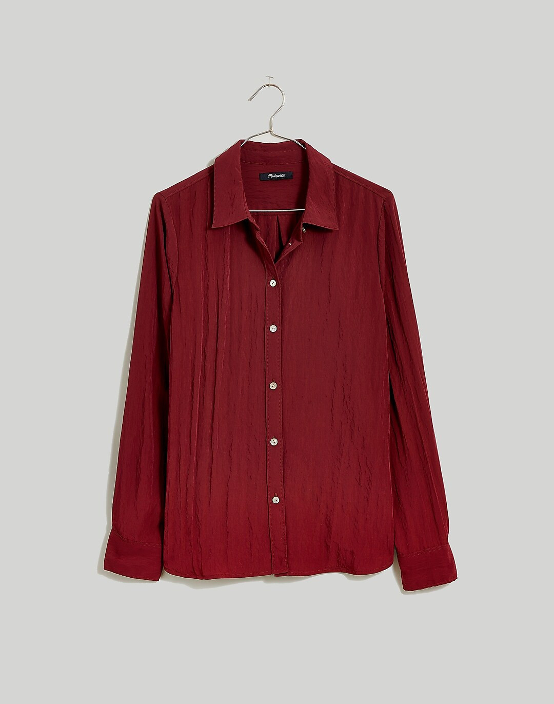 Crinkled Button-Up Shirt | Madewell