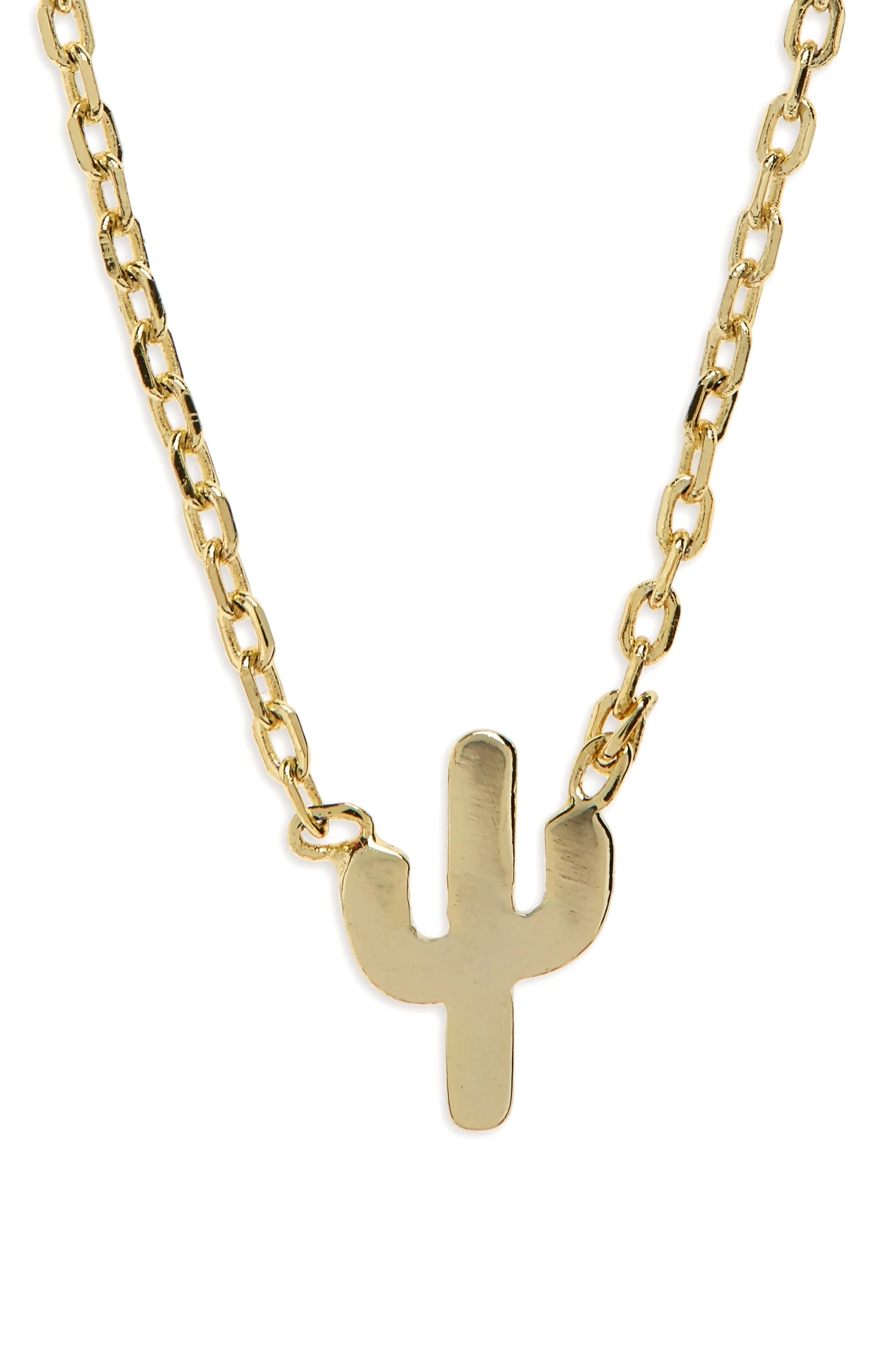 Women's Shashi Cactus Pendant Necklace | Nordstrom