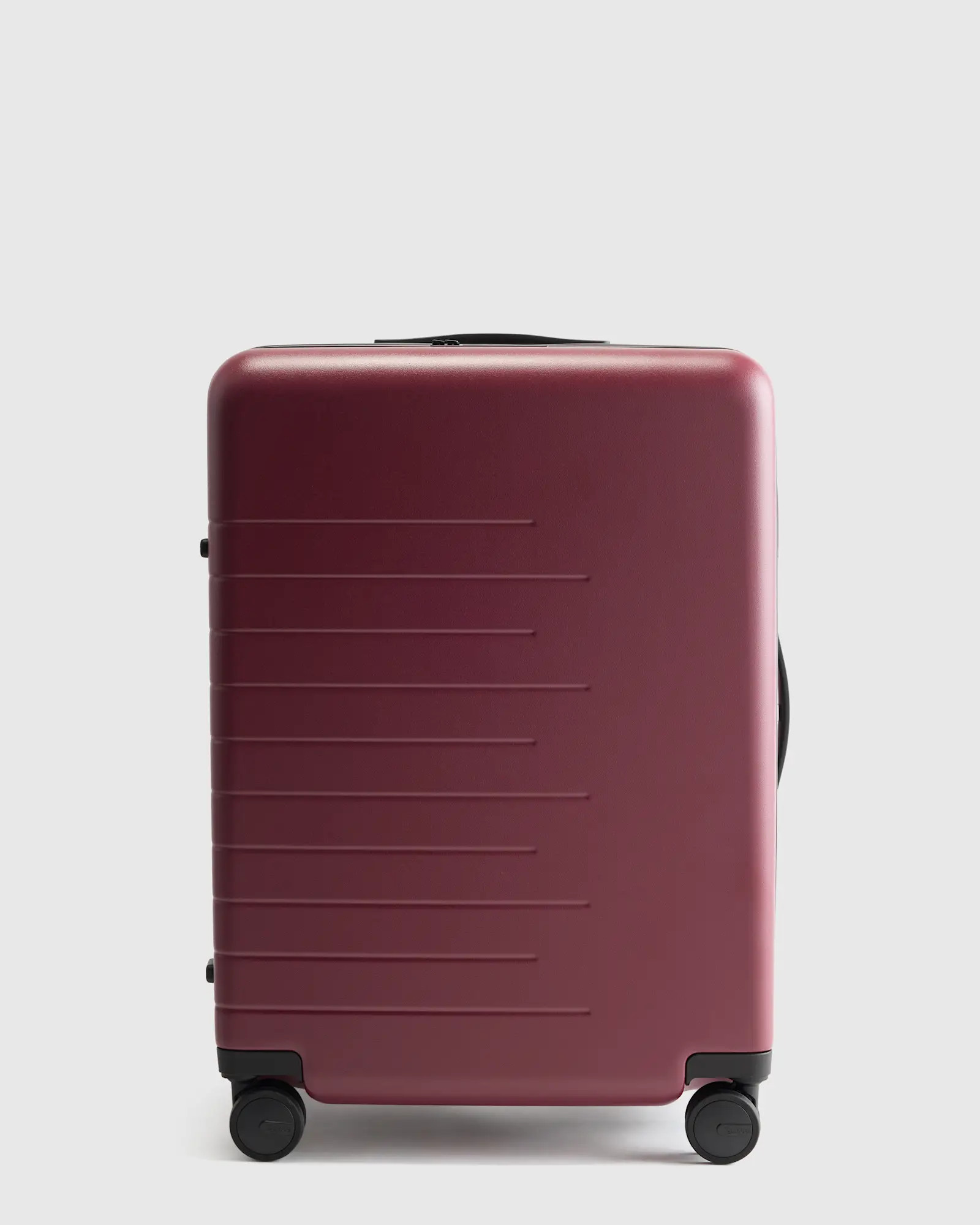 Expandable Medium Check-In Suitcase in Wine | Quince