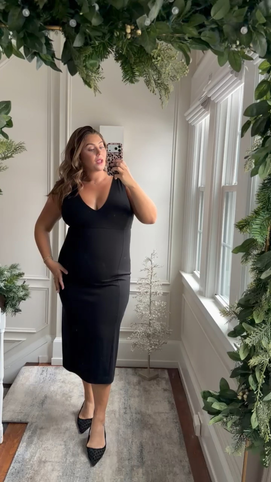 Wearing size 2X in dress - sharing more new arrivals from @Spanx. Use CARALYN15 for 15% off + free shipping. #SpanxPartner

#LTKHoliday #LTKSeasonal #LTKPlusSize