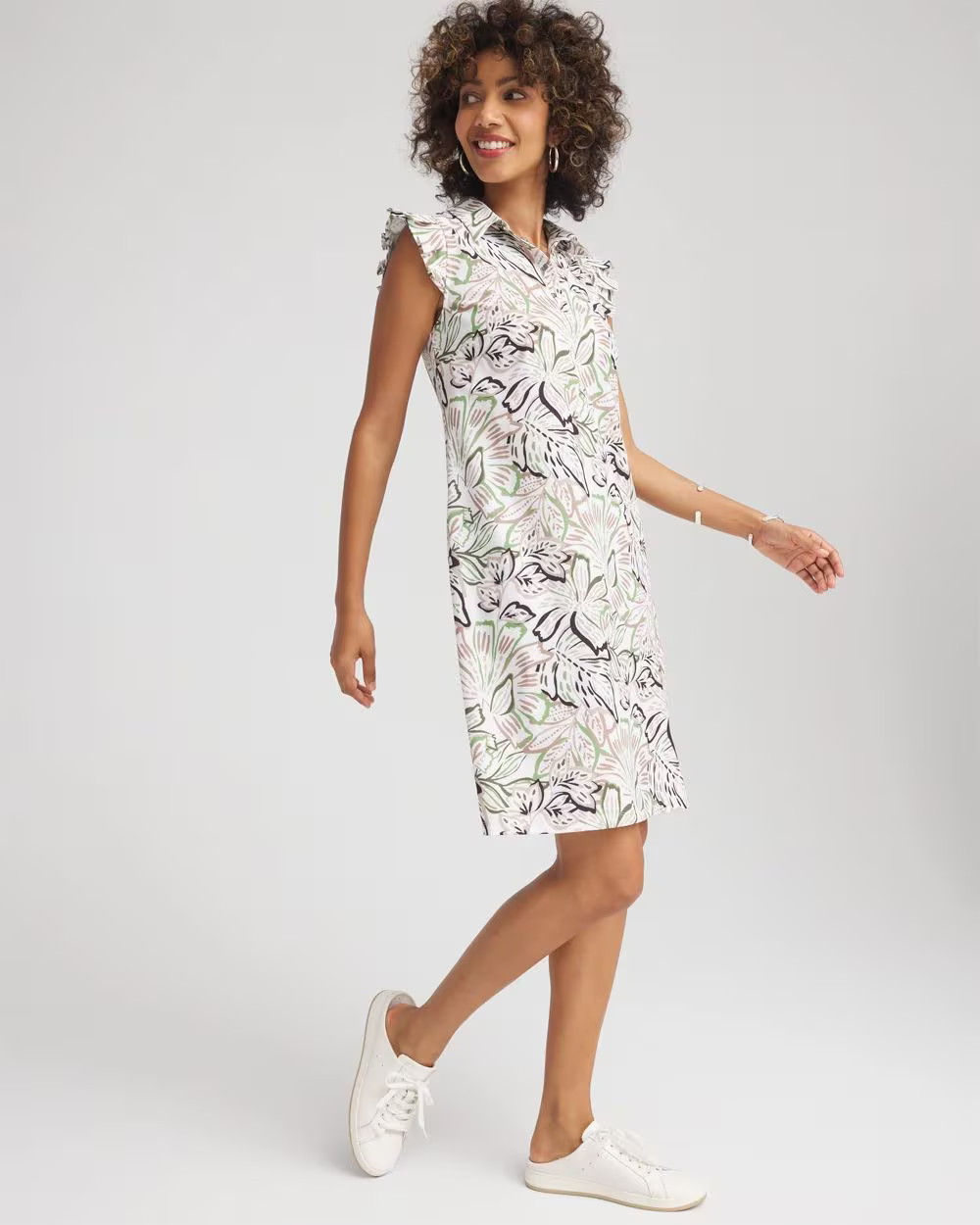Zenergy® UPF Knit Floral Polo Dress | Chico's