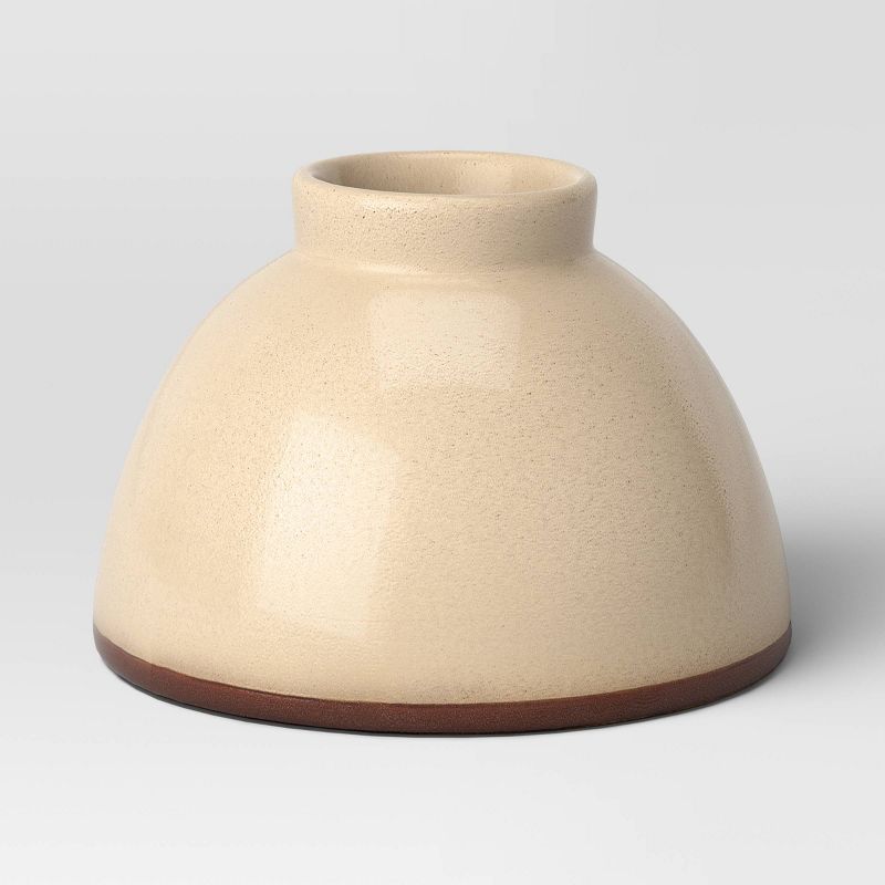 Small Ceramic Taper Candle Holder Cream - Threshold™ | Target