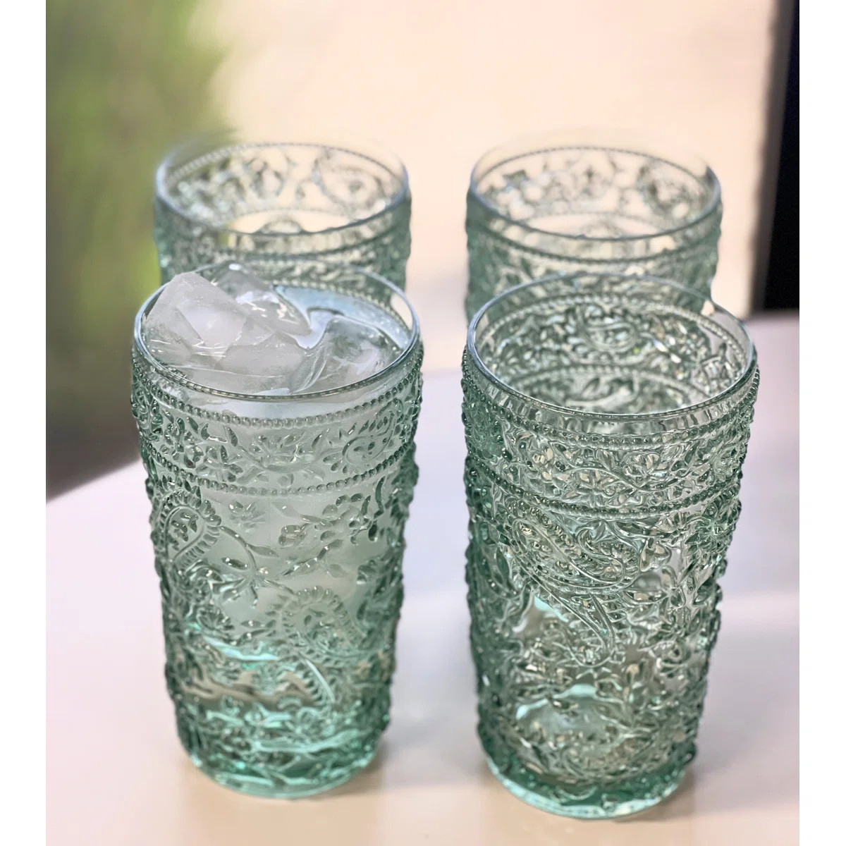 Lola Acrylic Drinking Glass Set (Set of 4) | Wayfair North America
