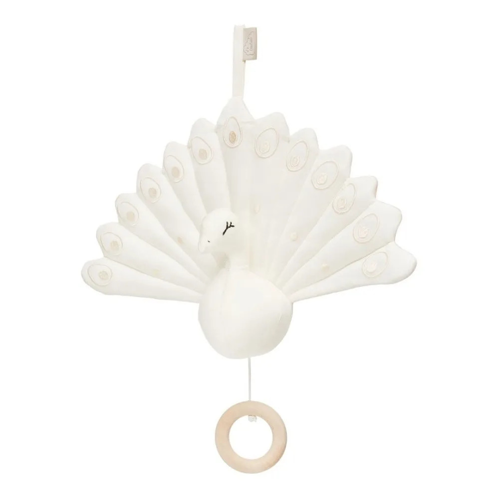 Cam Cam Mobile musical paon en coton bio | Smallable