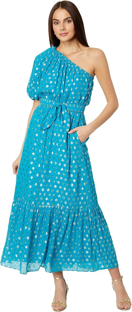 Lilly Pulitzer Womens Zelalynn One Shoulder Maxi | Amazon (US)