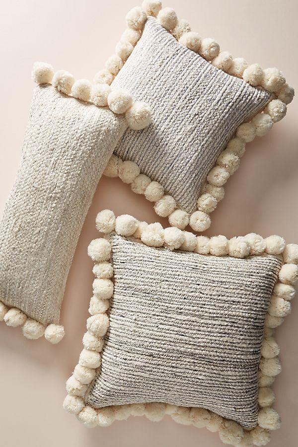 Pommed Jute Pillow | Anthropologie (US)