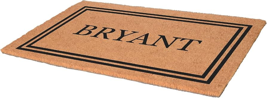 COCO MATS 'N MORE Personalized Coir Outdoor Mat |22"x36"|Double Border | Amazon (US)