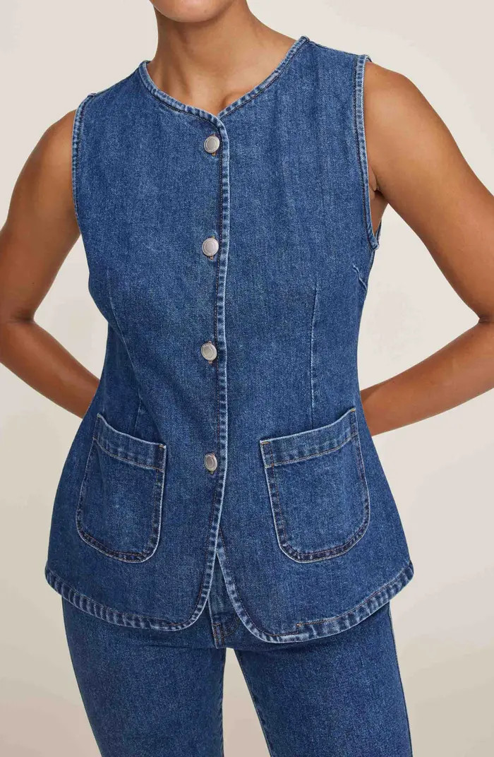 DL1961 Amalie Denim Vest | Nordstrom | Nordstrom