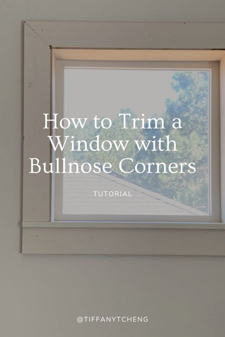 Say goodbye to bullnose corners and learn how to hide them with window trim! Shop all of my tools and supplies and get the tutorial at abbottabode.com.

#LTKhome