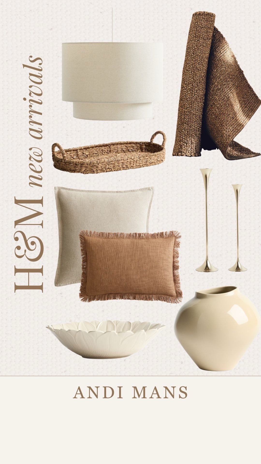 H&M spring new arrivals! I love these neutral throw pillows and wicker tray for an effortless spring refresh. 

 



#LTKHome #LTKSeasonal