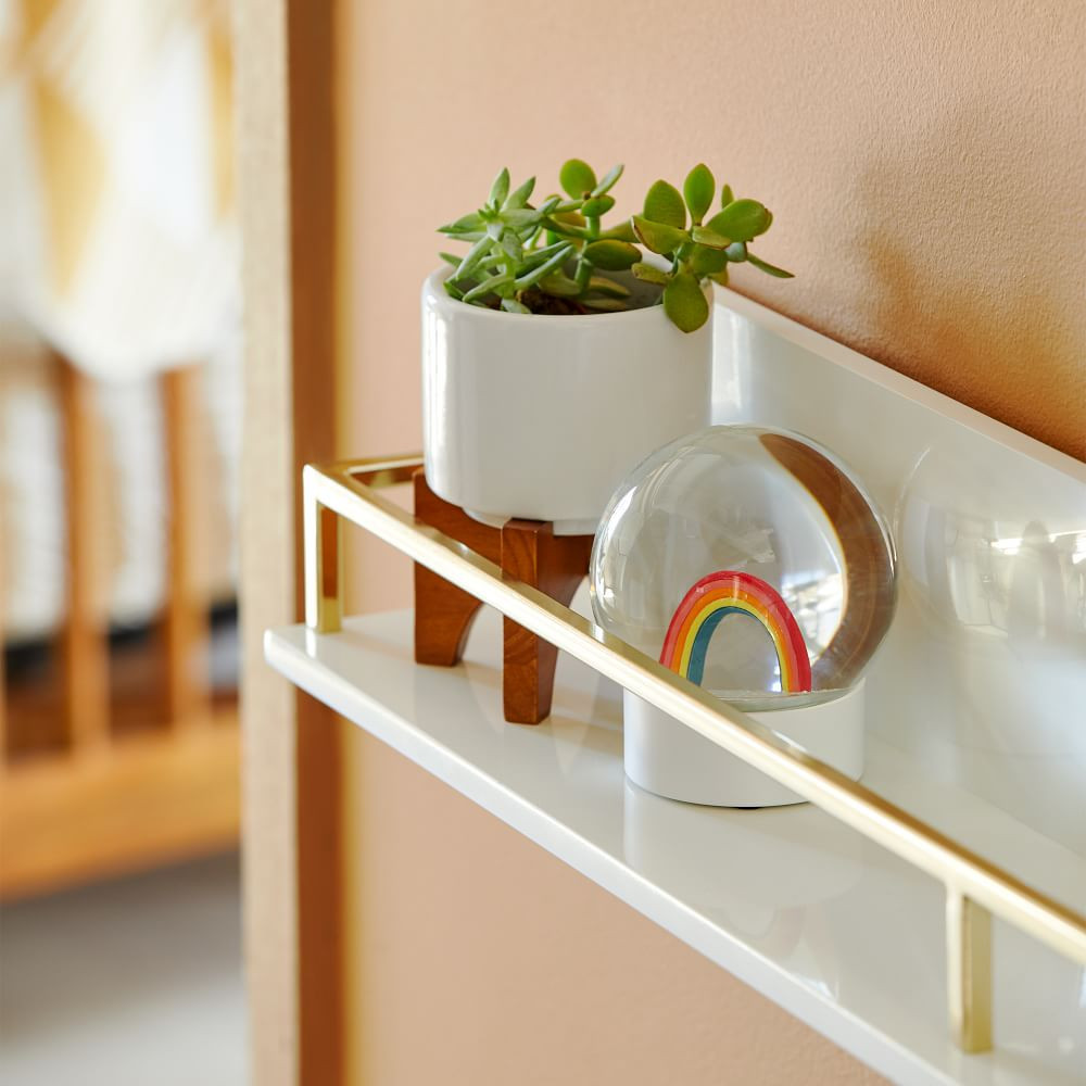 Gold Polished Shelves (24"–36") | West Elm (US)