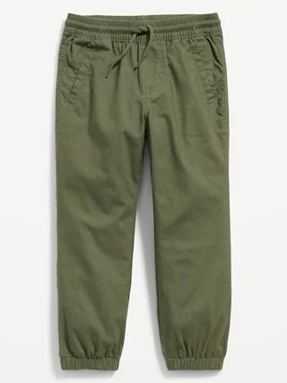 Functional-Drawstring Canvas Jogger Pants for Toddler Boys | Old Navy (US)