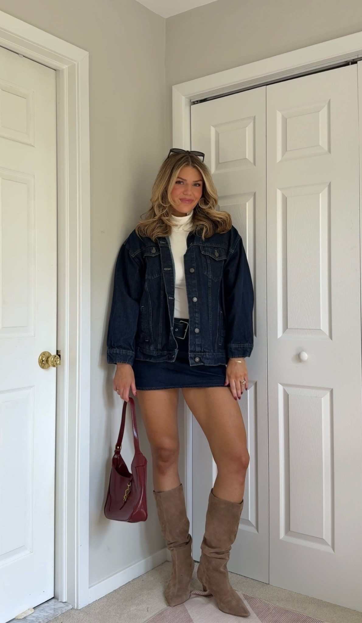 Fall outfit inspo 🍂 size medium in jacket & XS in turtleneck

#LTKootd #LTKSeasonal