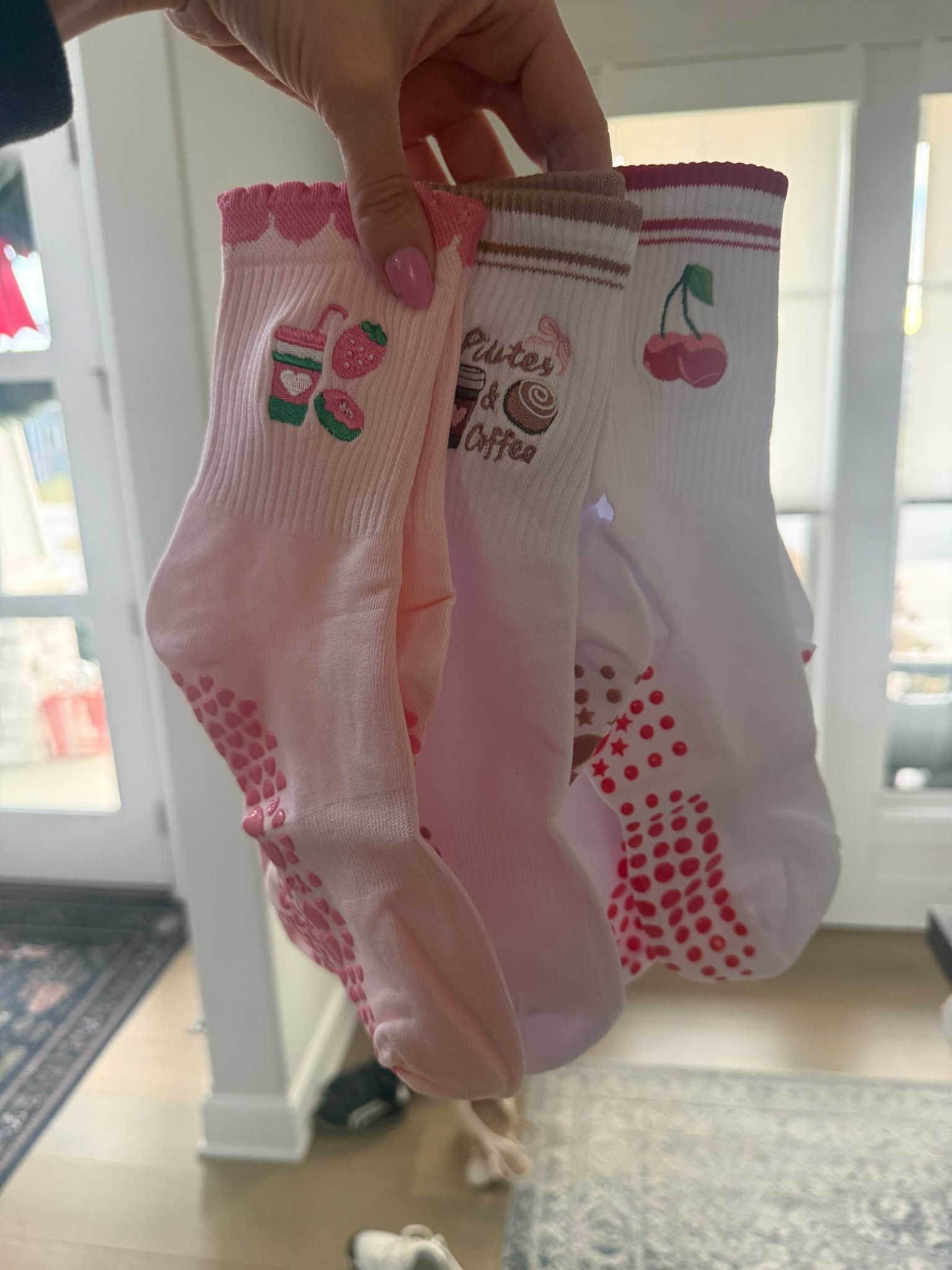 The cutest barre crew socks!! 

#LTKActive #LTKmorningroutine #LTKfitnessgoals