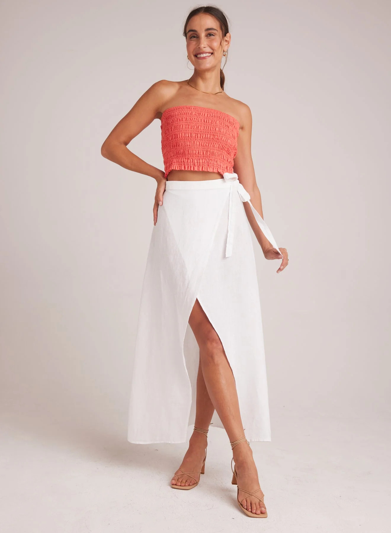 MAXI WRAP SKIRT WHT - Bella Dahl | Bella Dahl