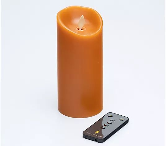 Luminara 6.5" Tall Unscented Flameless Candle with Remote - QVC.com | QVC