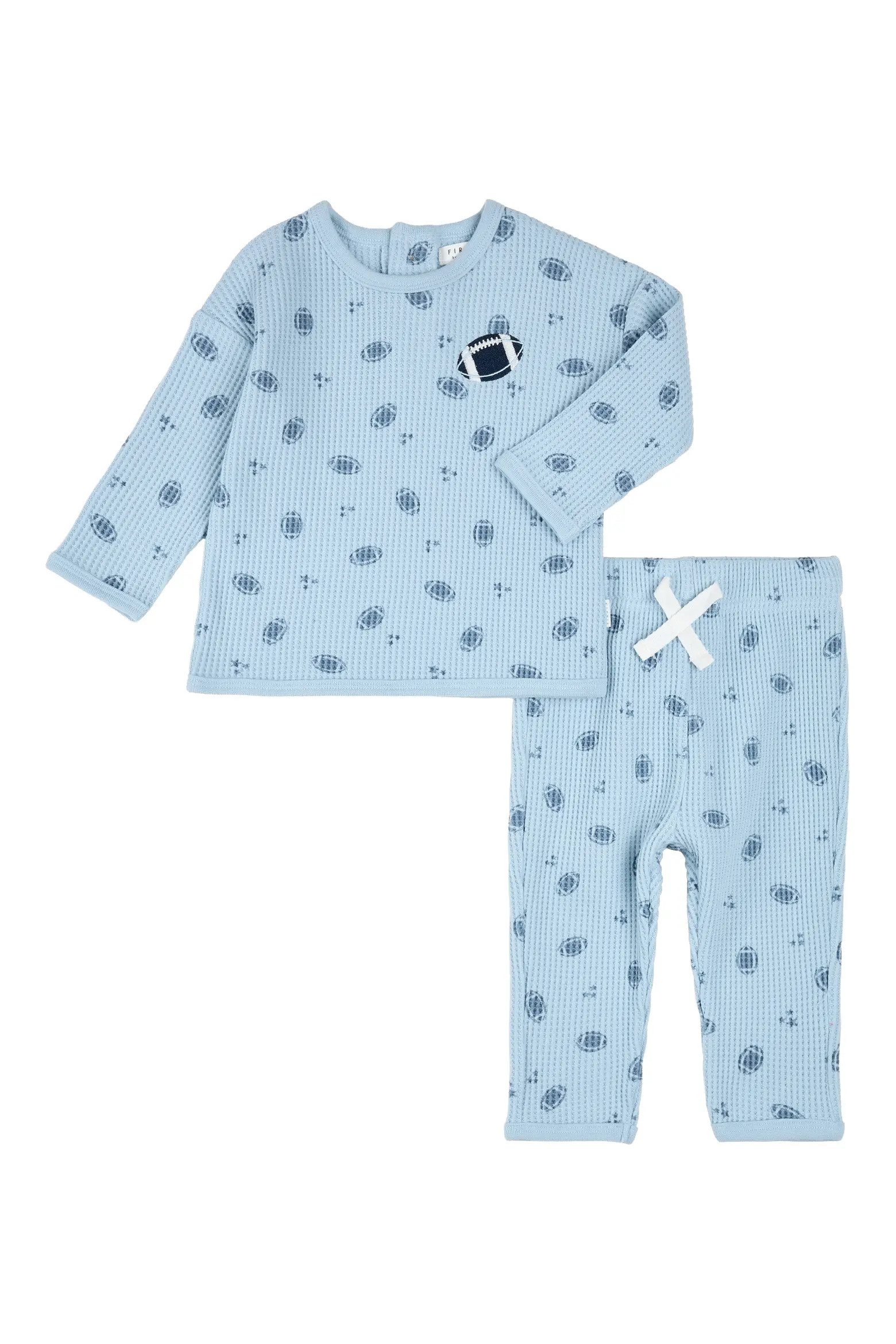 Two-Piece Thermal Stitch Organic Cotton Blend Top & Pants Set (Men) | Nordstrom | Nordstrom