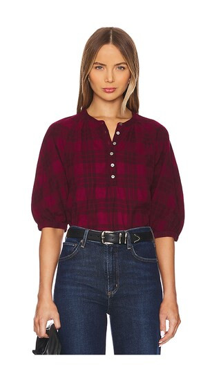 May Flannel Top in Party Plaid | Revolve Clothing (Global)