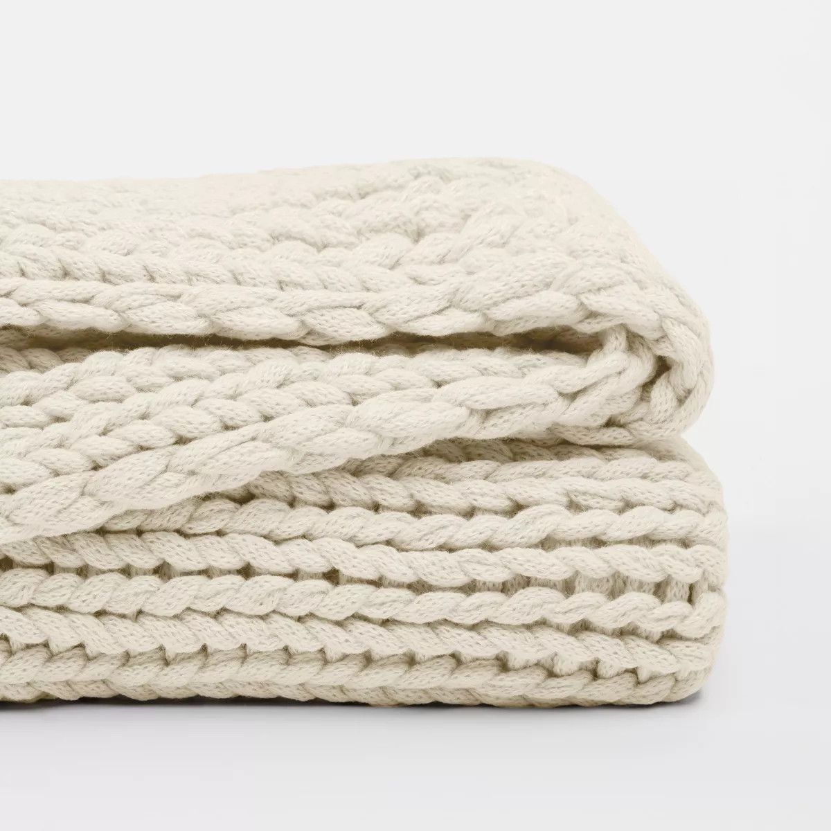 Chunky Knit Throw Blanket Braided, Soft & Cozy - Becky Cameron | Target