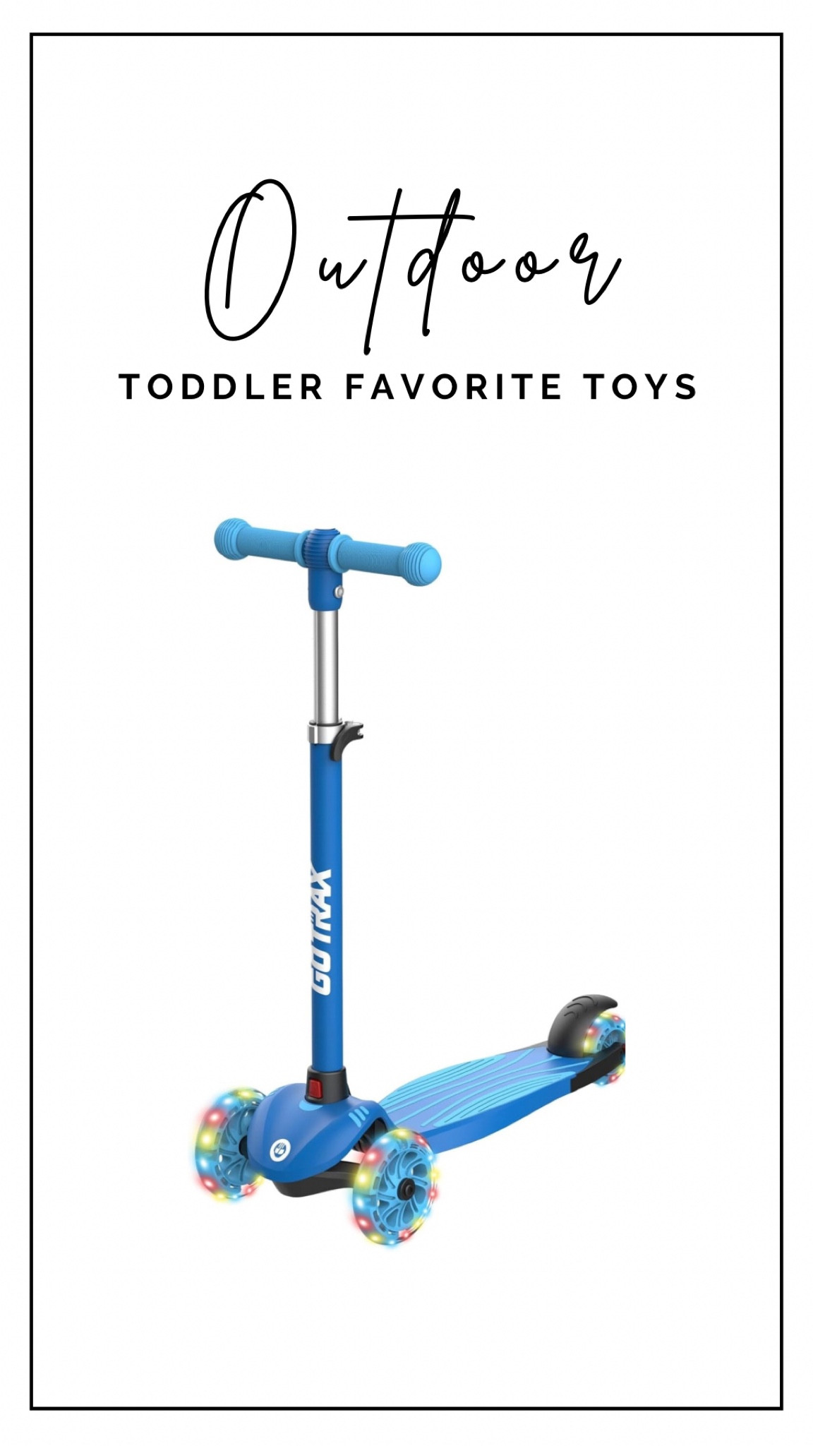 My toddlers favorite outdoor toys! Great for 1-6 year olds for birthdays or Christmas! 