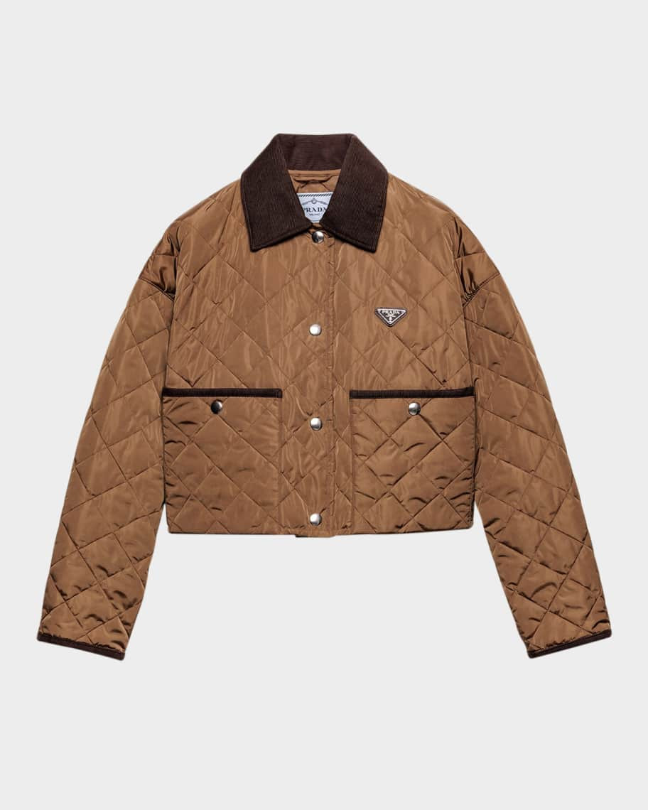 Prada Re-Nylon Cropped Jacket | Neiman Marcus