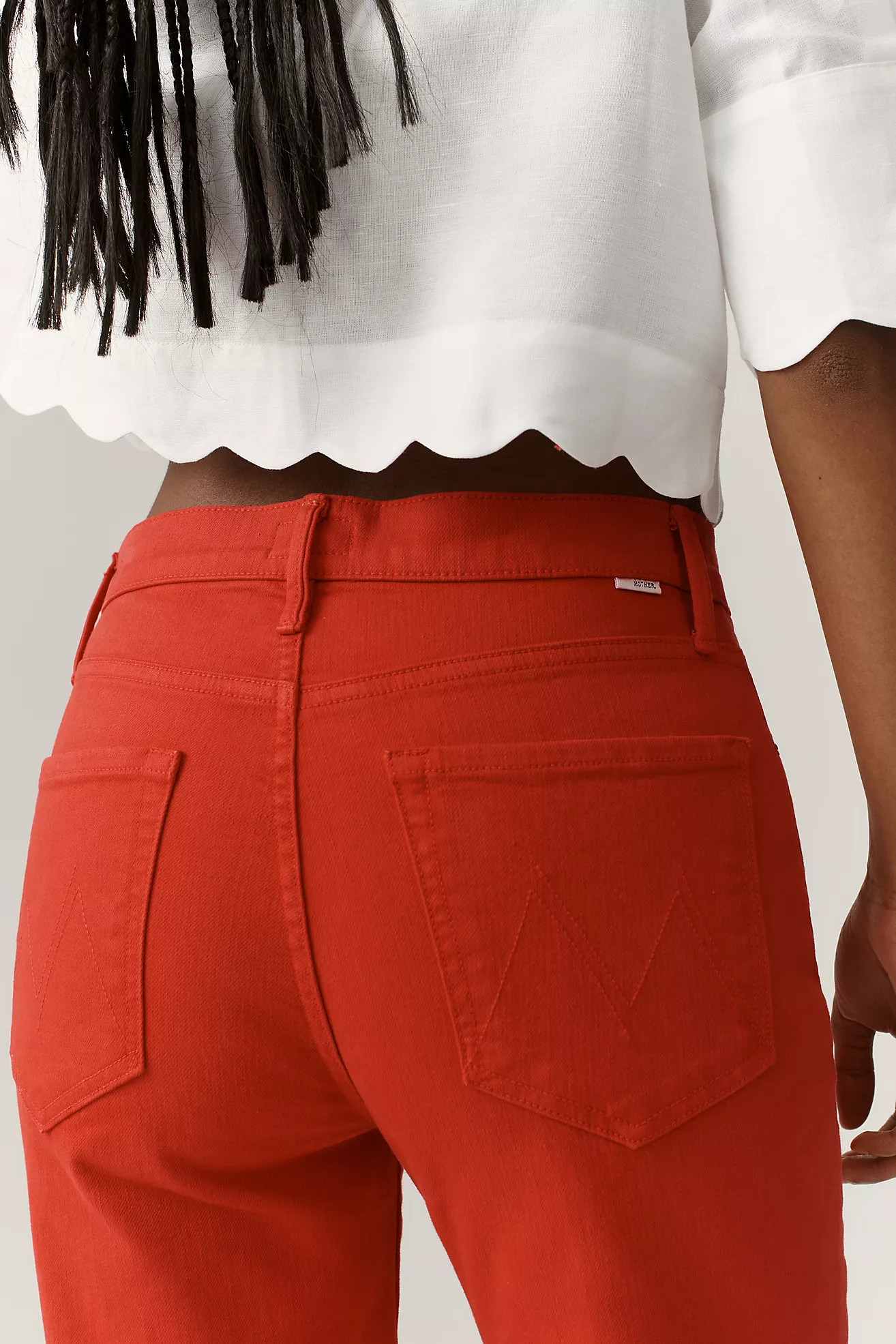 MOTHER Kick It High-Rise Straight Leg Jeans | Anthropologie (US)