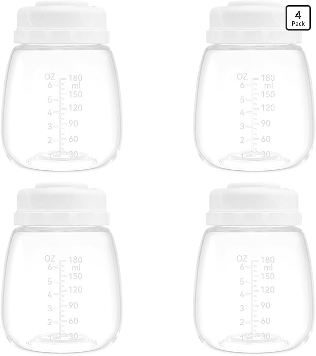 Breast Milk Collection and Storage Bottles, 6oz/180ml, Compatible with Spectra S1 S2 9 Plus, Moti... | Amazon (US)