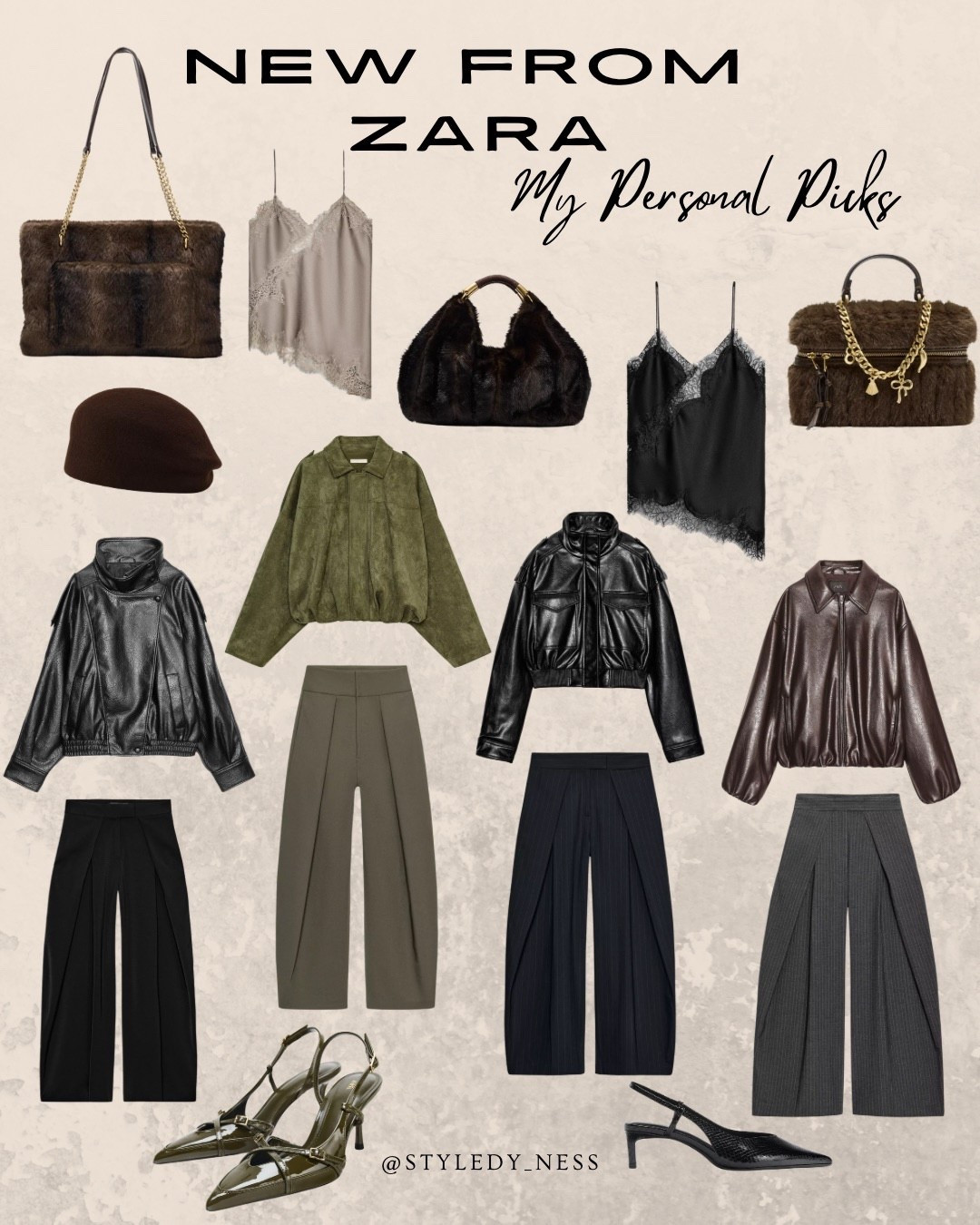 My latest Zara finds!! Can you tell how obsessed I am with those VIRAL zara Pants #ZaraViralPants #Zara
#LTKstyletip #LTKholiday #Itkseasonal

#LTKSeasonal #LTKStyleTip #LTKHoliday
