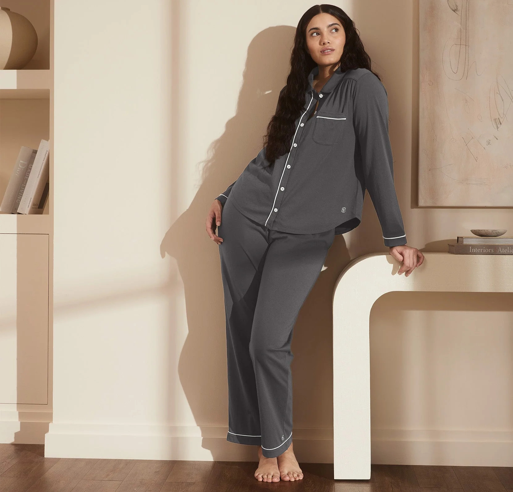 Soft Knit Long Sleeve & Pants Pajama Set | Boll & Branch