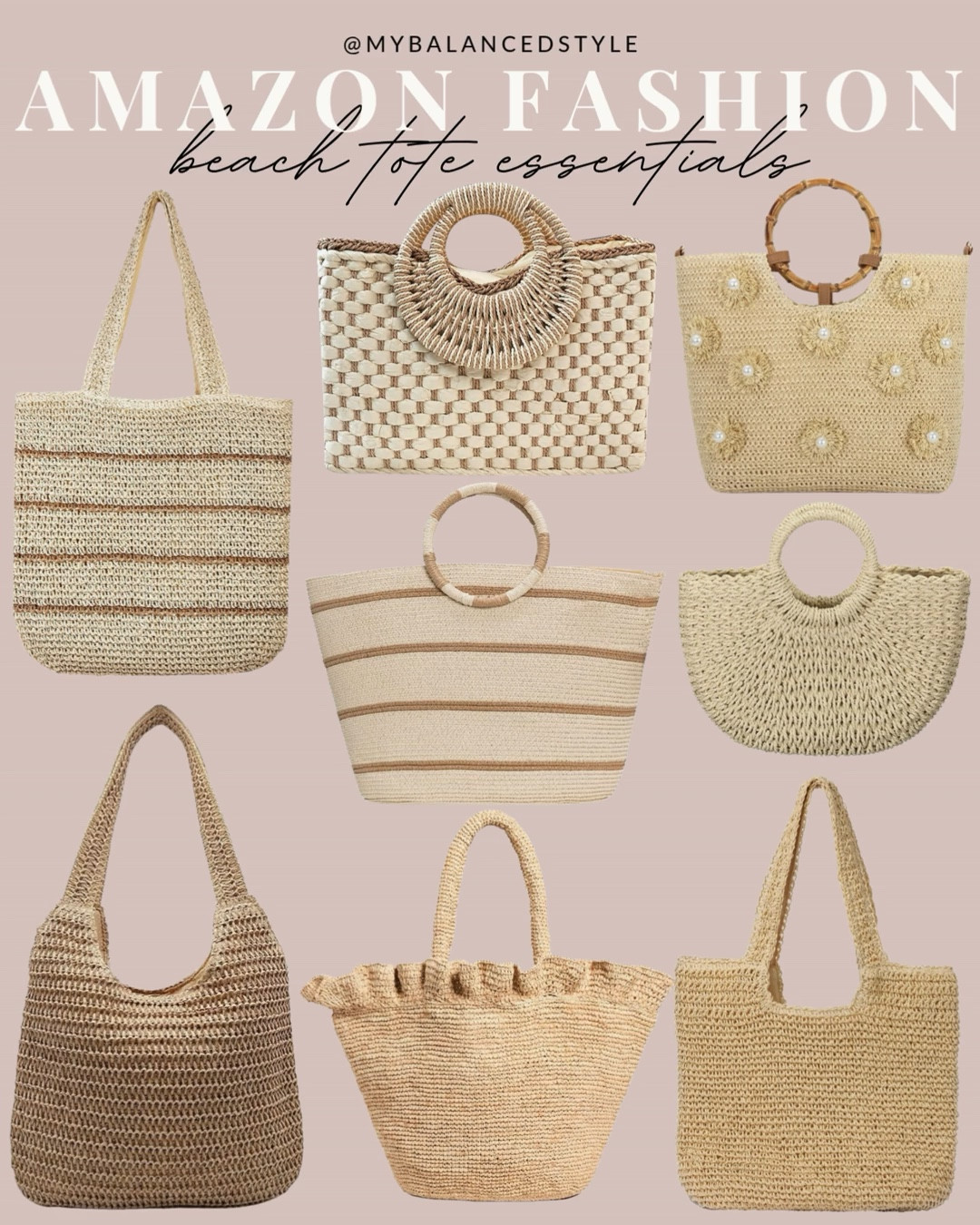 Amazon summer purses

Straw tote bags
Woven crossbody styles
Raffia shoulder purses
Beach vacation handbags
Lightweight everyday totes
Mini summer handbags
Neutral woven accessories
Resort-ready carryalls
Colorful statement purses

#LTKSeasonal #LTKSaleAlert