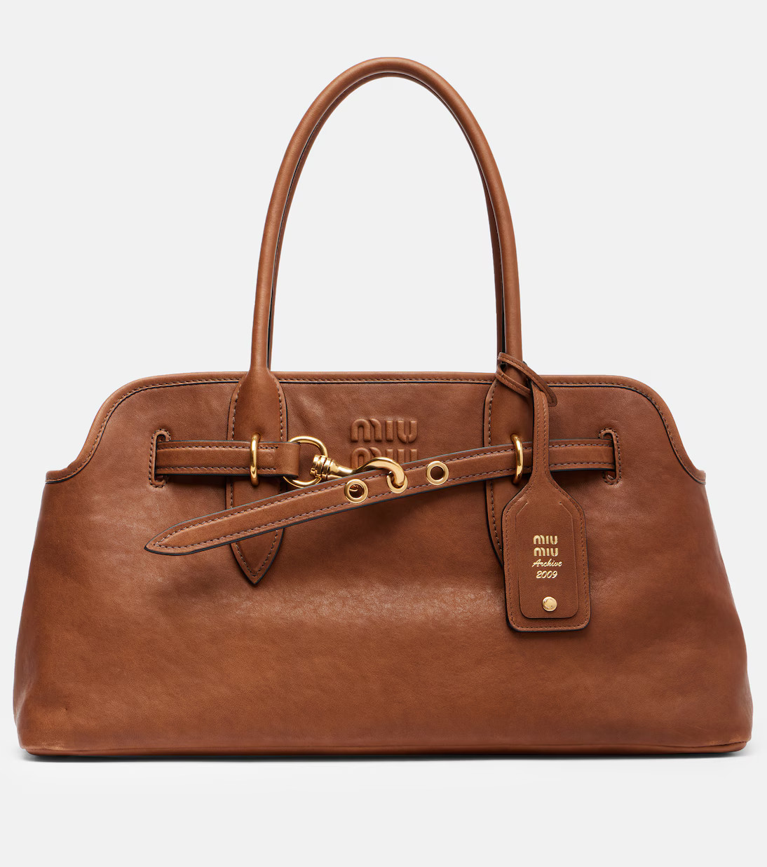 Aventure Large leather tote bag | Mytheresa (UK)