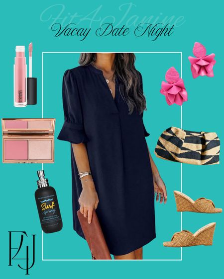 Keep it cool, classy, and simple when headed out for the evening on vacation!

Fit4Janine, Vacation Outfit, Date Night

#LTKstyletip #LTKbeauty
